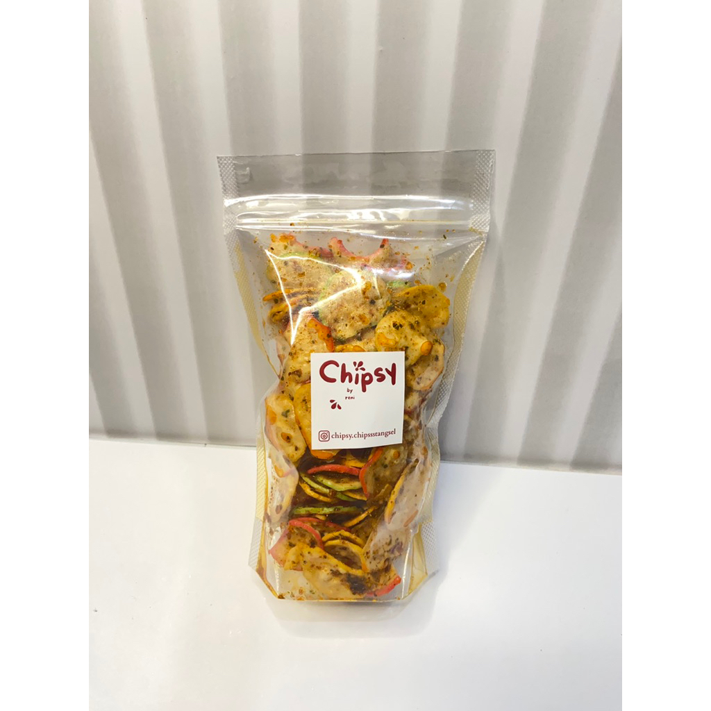 KERUPUK PEDAS DAUN JERUK