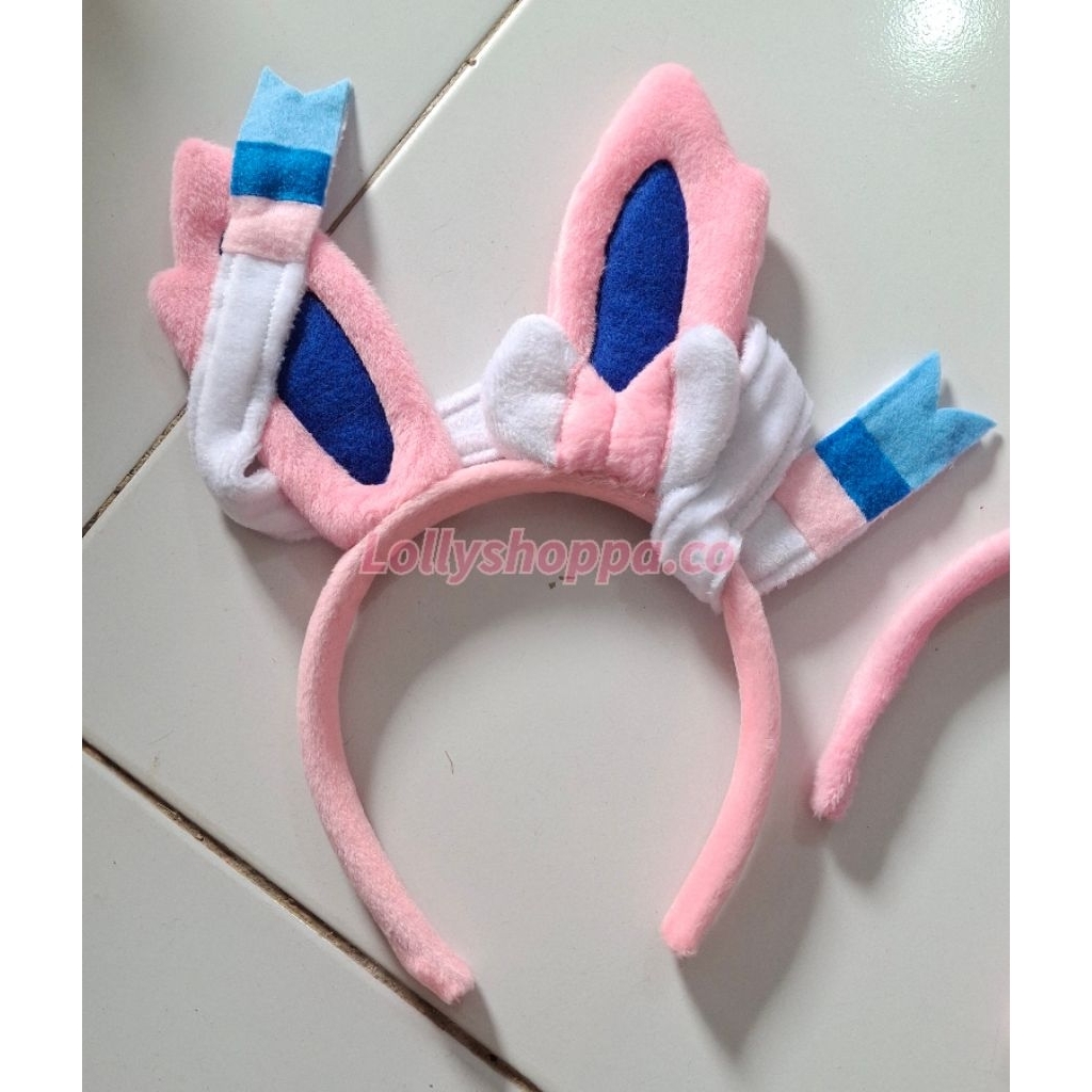 Bando Sylveon/ Sylveon headband / bando Pokemon / Pokemon headband