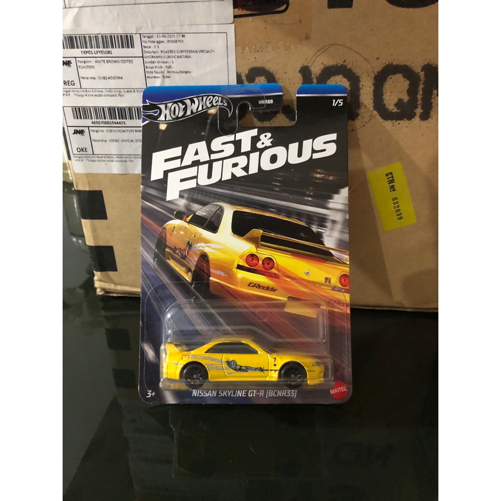 hot wheels fast and furious nissan skyline gtr bcnr33