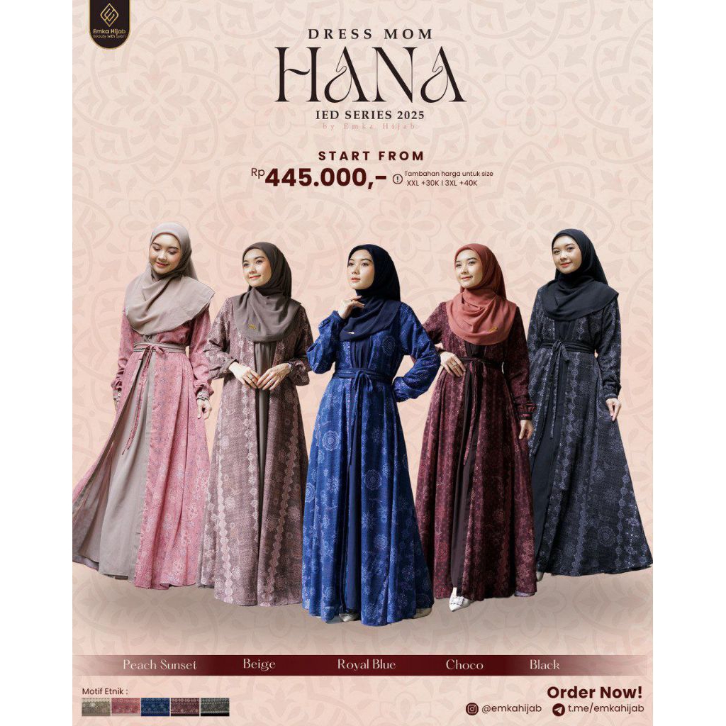 Hana Dress by Emka Hijab