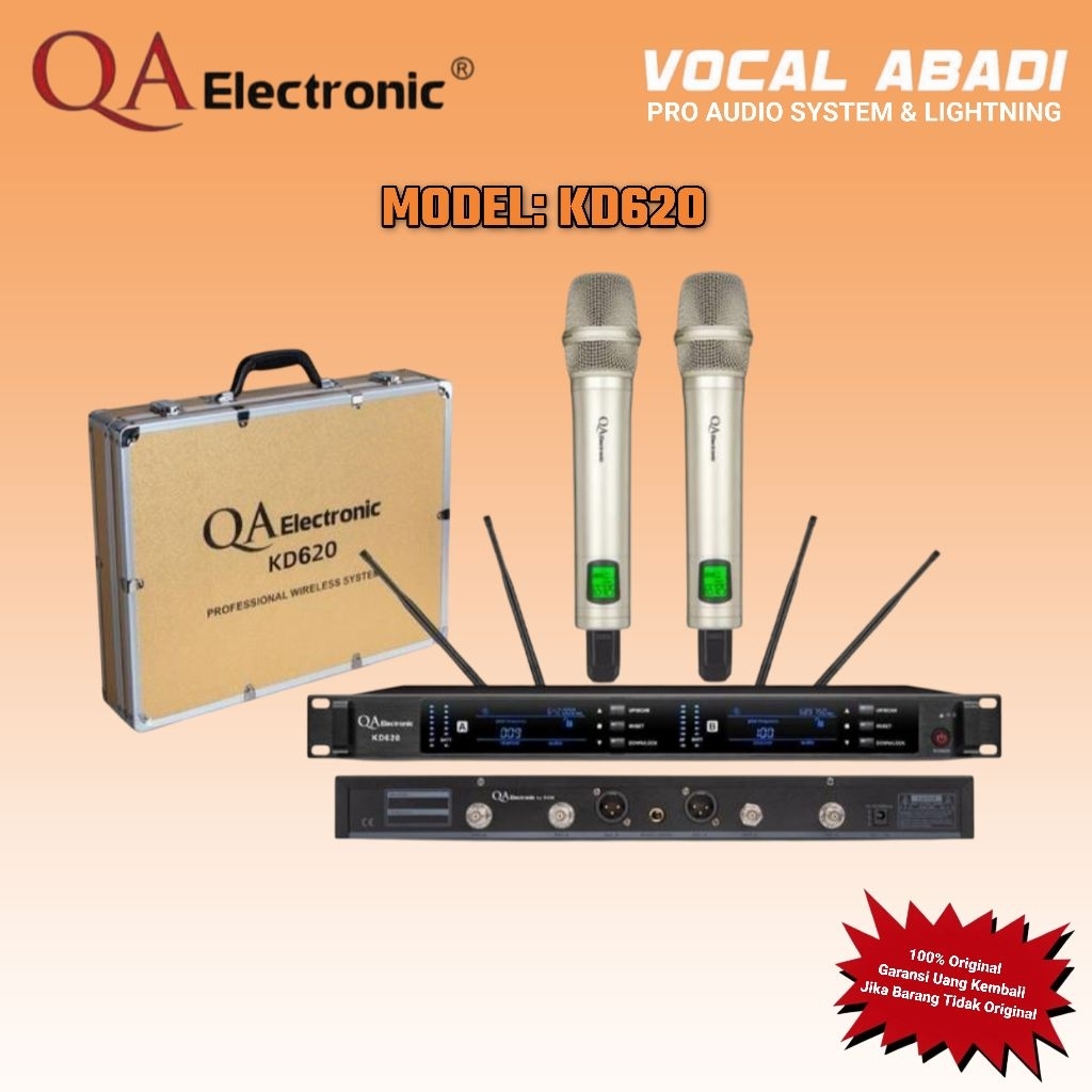 MICROPHONE WIRELESS QA-ELECTRONIC KD620