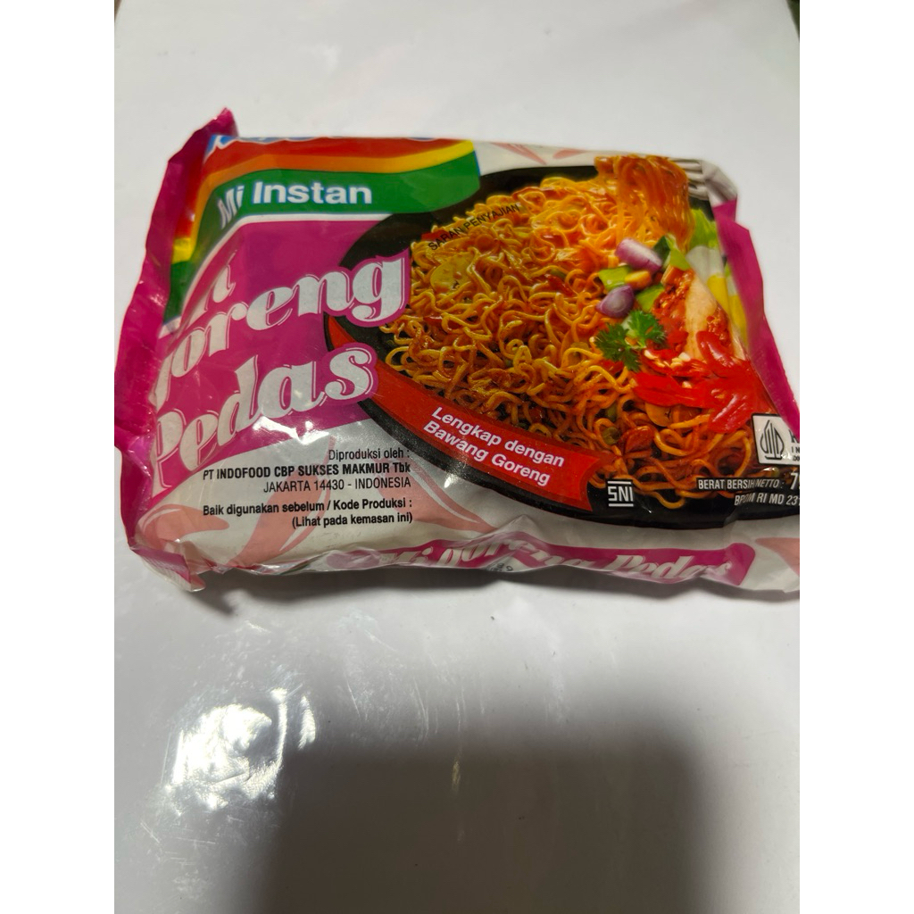 Indomie pedas goreng