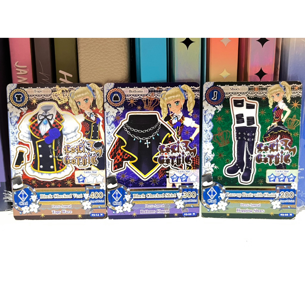 aikatsu card brand loli gothic