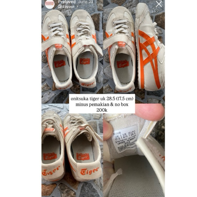 Preloved Onitsuka Tiger