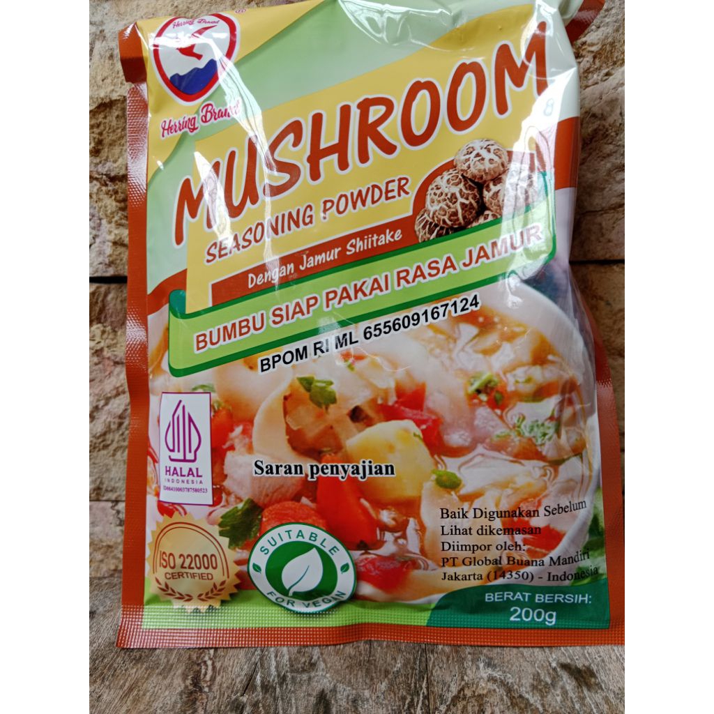 Kaldu jamur HERRING BRAND 200 gram ( Halal).