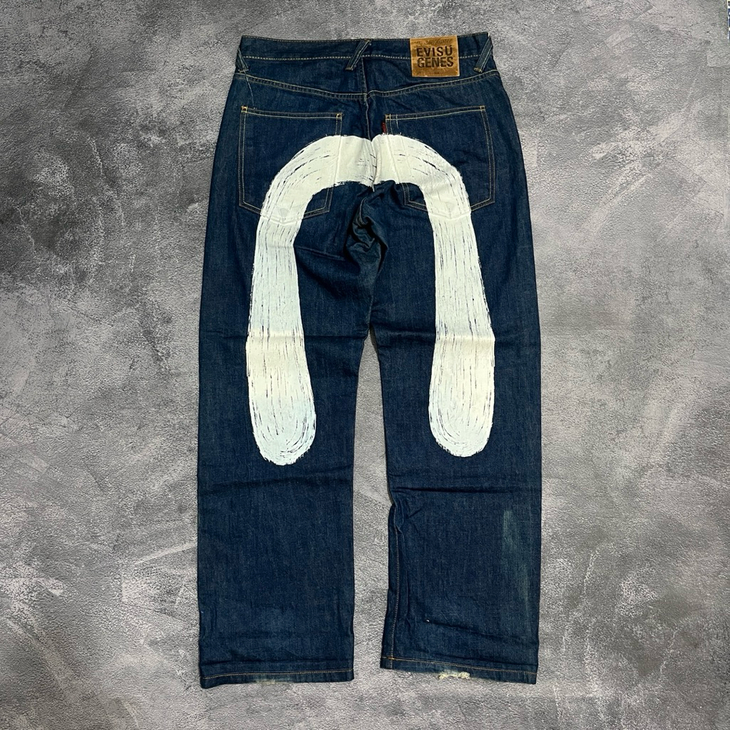 Celana Jeans EVISU GENES BIG LOGO ORIGINAL Vintage Second