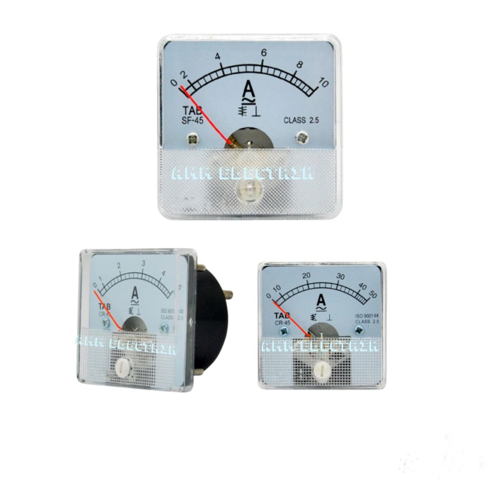 Ampere Meter Analog AC CR-45 AC/DC Ampermeter / Panel Meter