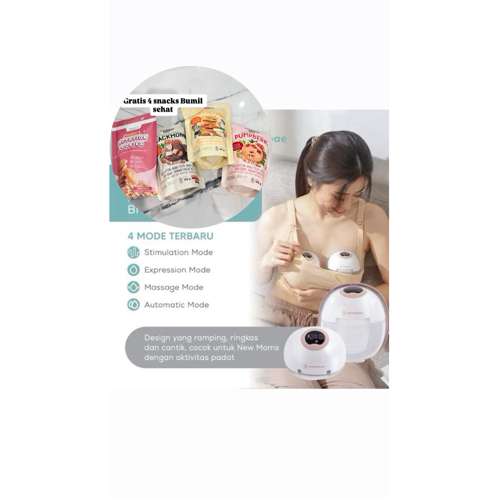 [Preloved] MOMABAE OMNI pompa asi elektrik-Handsfree Breastpump-OMNI-Momabae OMNI