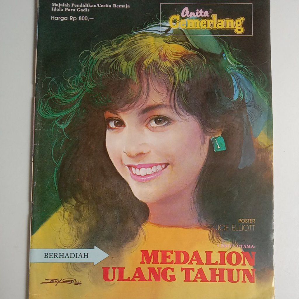 Majalah Anita Tahun 1984 Cover Aya Soekarno