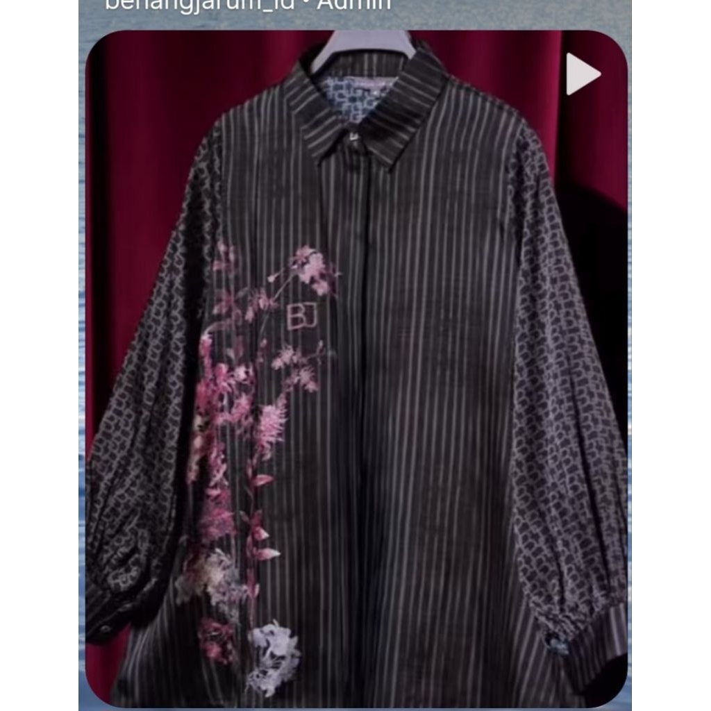 Dark viola Shirt basic s new benang jarum