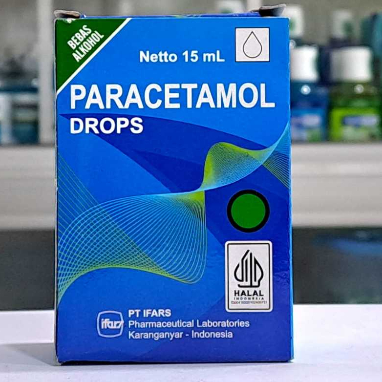 PARACETAMOL DROPS IFARS (SIRUP 15ML) - MEREDAKAN DEMAM DAN MERIANG PADA BAYI