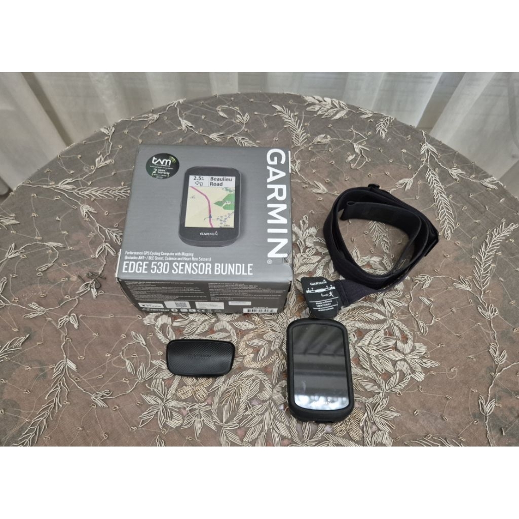 Preloved second Garmin 530 edge sensor bundle paket lengkap cyclocomp GPS cycling computer with mapp