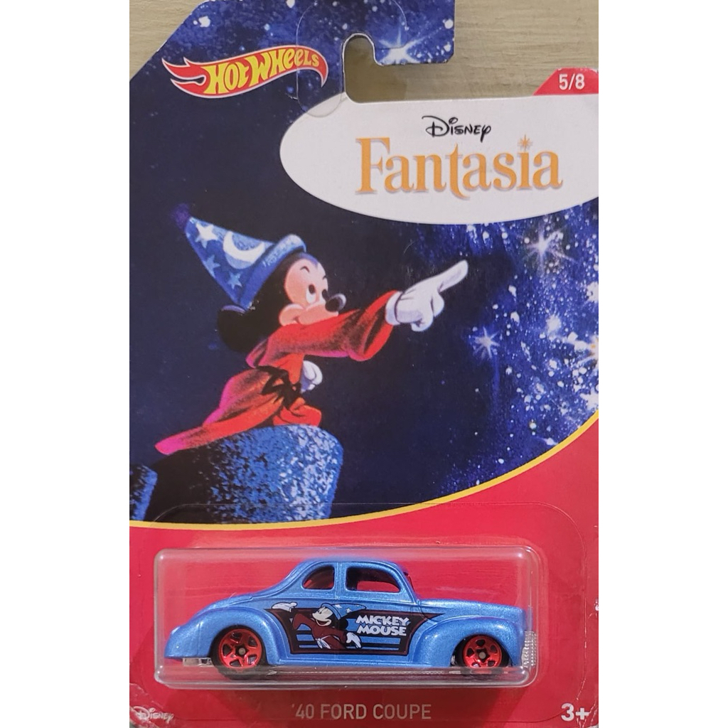 Hot Wheels Disney fantasia 40 ford coupe 100% Original