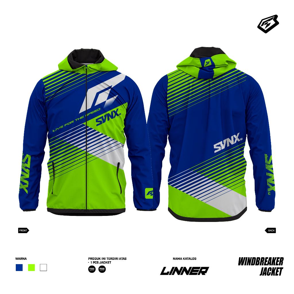 HOODIE JAKET SVNX / JAKET WATERPROOF SVNX / JAKET WINDBREAKER LINER SERIES