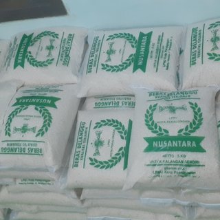 PLASTIK BERAS KEMASAN 10 KG SABLON 1 WARNA CUSTOM DESAIN PLASTIK PE