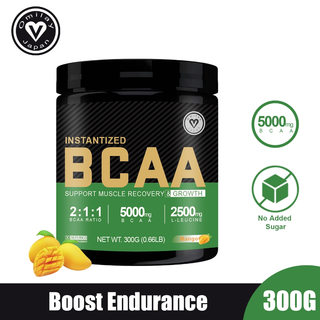 Omilay Bcaa Suplemen Gym Boost Endurance Muscle Recovery Growth Suplemen Gym Pembesar Otot Bcaa