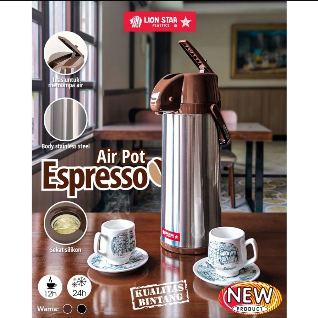 TERMOS PENCET LION STAR Solaris Lion Star termos air panas 2 liter