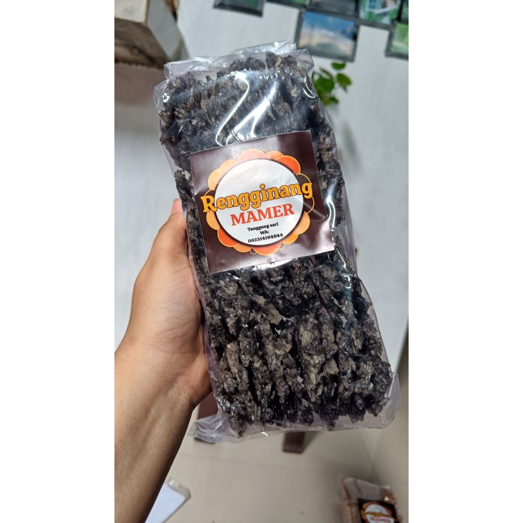 rengginang cumi hitam mentah