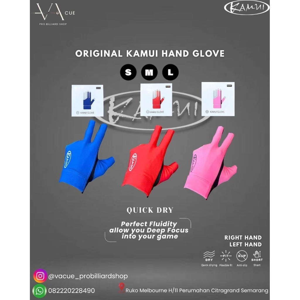 HAND GLOVE KAMUI QUICK DRY