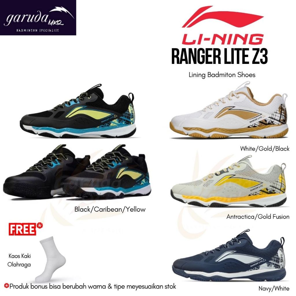 SEPATU BADMINTON LINING RANGER LITE Z3 / Li-Ning Ranger Lite Z3 / Lining Ranger Z3