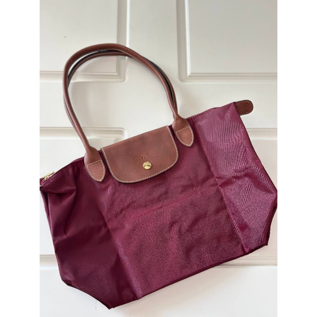 longchamp le pliage MLH wine red