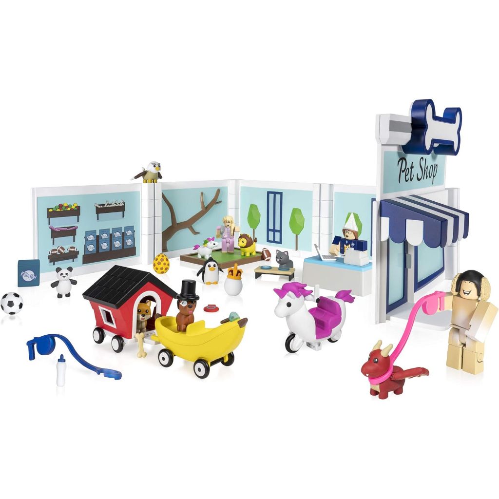 Roblox Celebrity Collection - Adopt Me: Pet Store Deluxe Playset [Includes Exclusive Virtual Item]