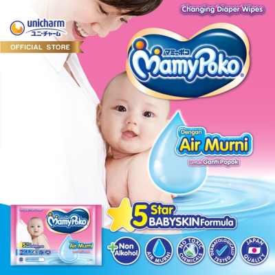 Tisu Basah Mamypoko Air Murni / Tisu Basah Mamypoko