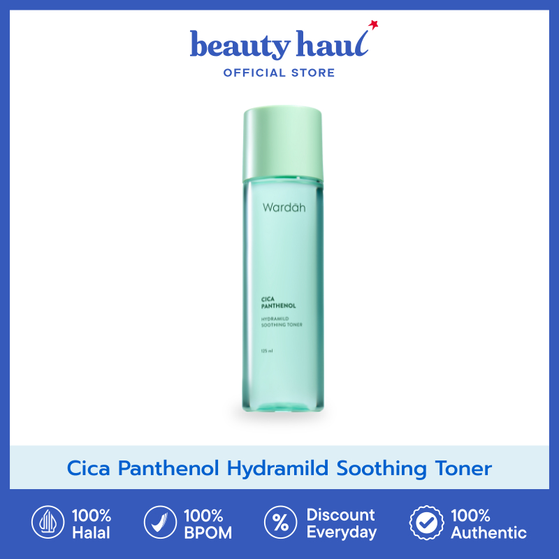 WARDAH Cica Panthenol Hydramild Soothing Toner 125 ml - Soothing Toner Wardah, Hydramid Toner, Calmi