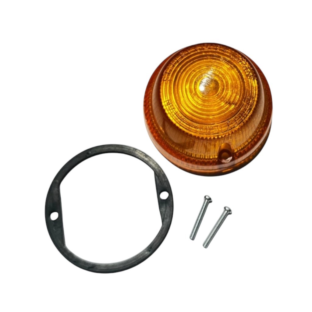 Mika Lampu Sein Sen Honda Pispot C50 C70 Detail Original Model Datar  – Set Lengkap (Mika + Karet + 