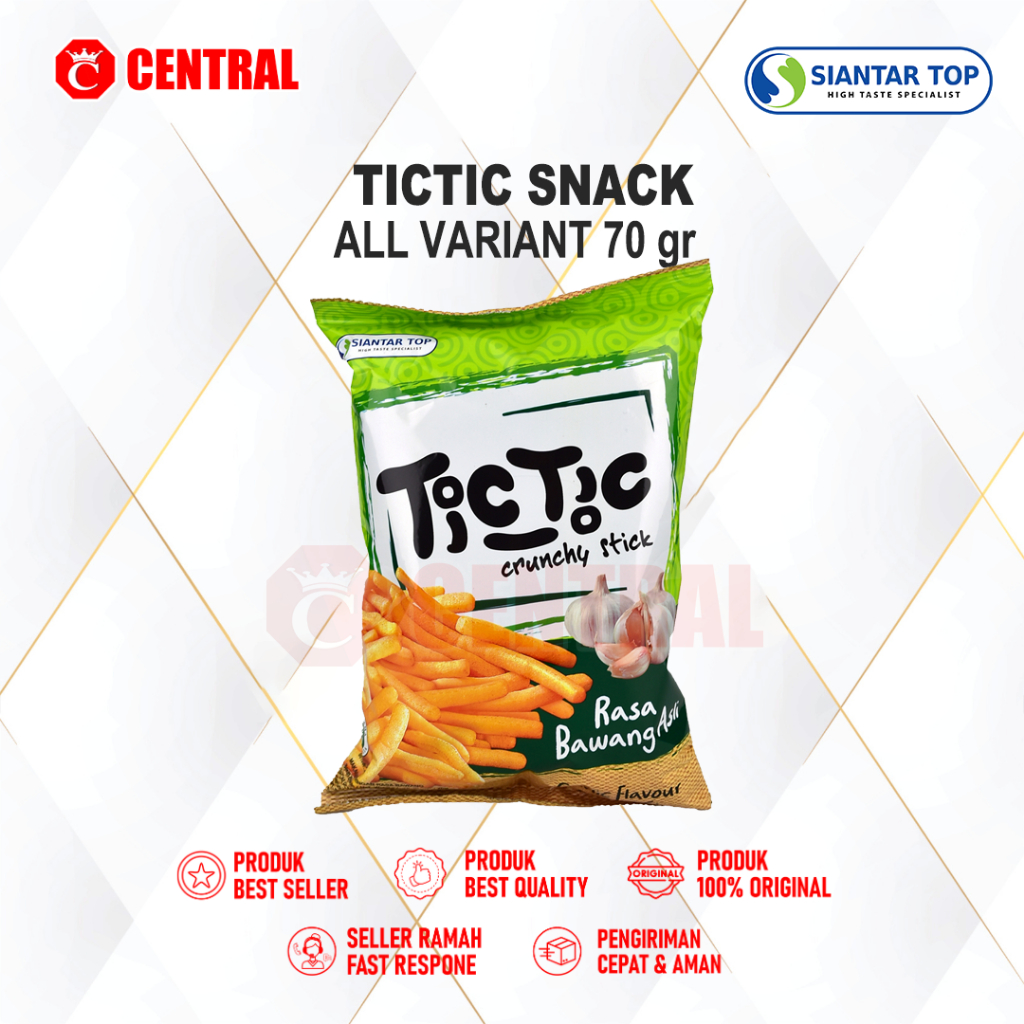 TICTIC SNACK STICK RASA BAWANG 70gr
