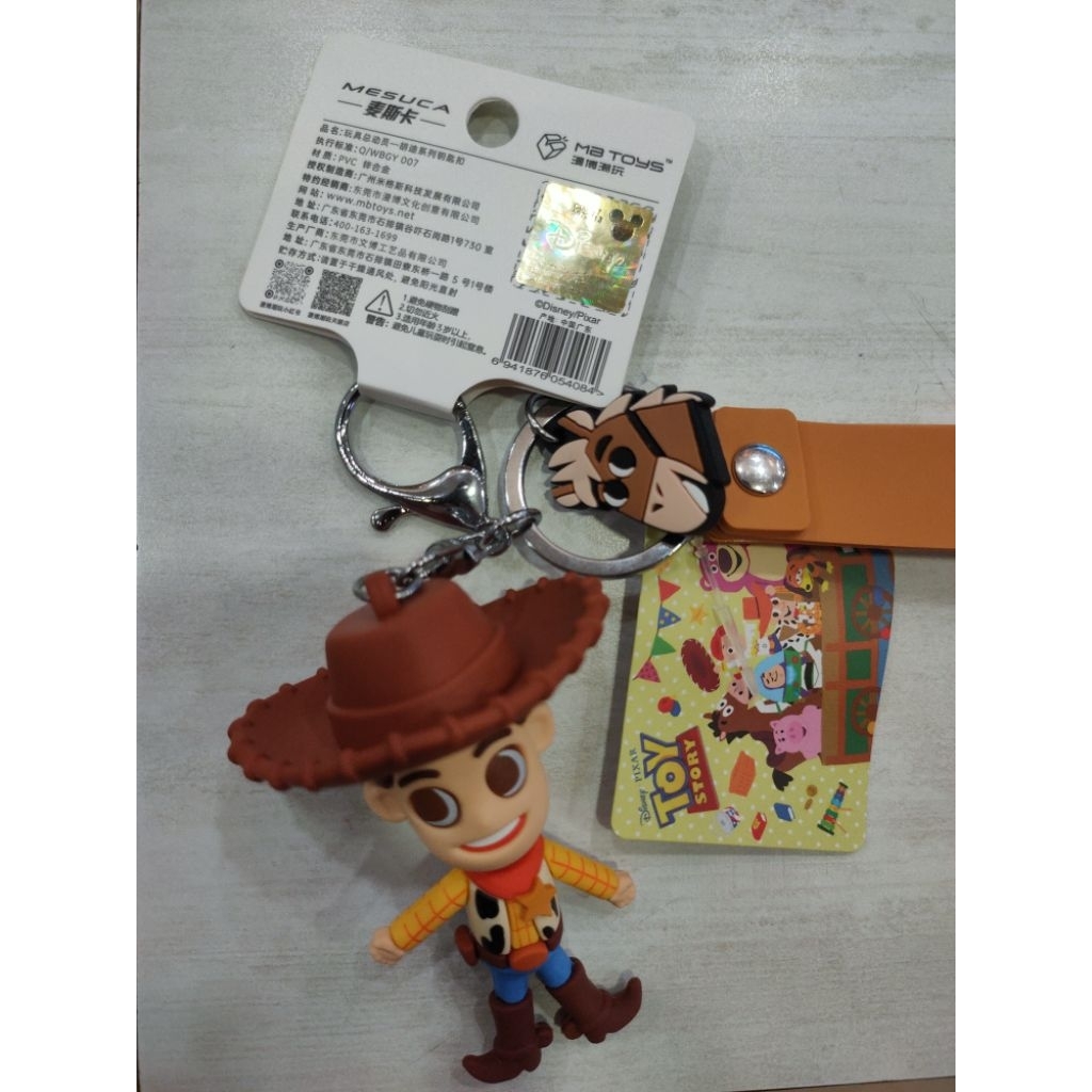 Mecusa Disney Pixar Key Chain Toy Story Woody