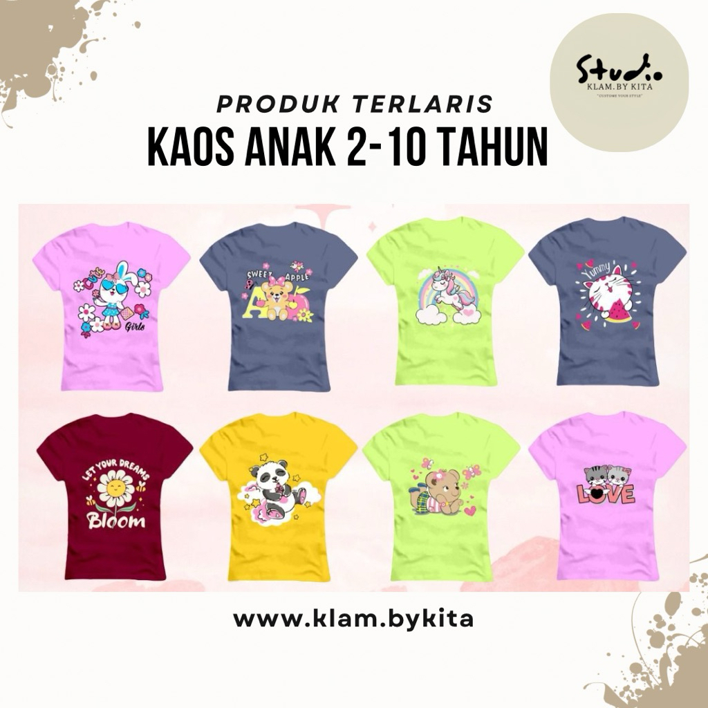 KAOS ANAK MURAH KAOS ANAK KEKINIAN KAOS ANAK VIRAL