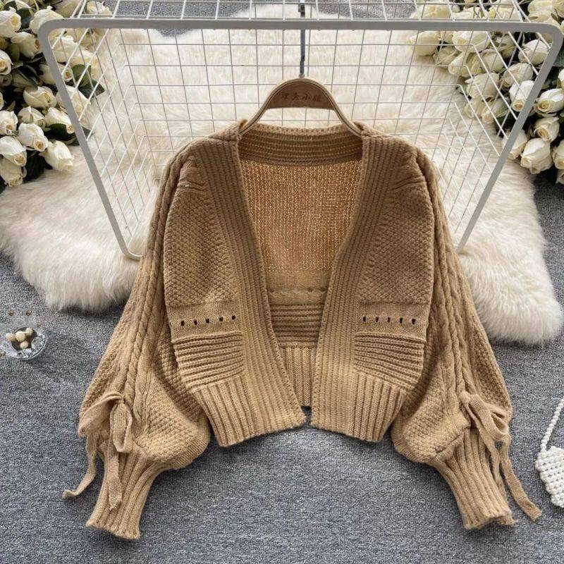 BALERO Arumi Cable  Atasan Wanita Rajut Cardigan Lucu Batwing Bahan Acrylic Rajut
