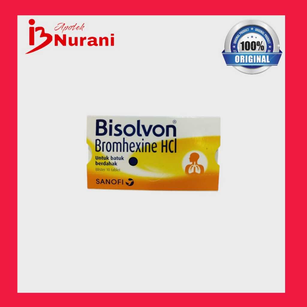 Bisolvon Tablet Obat Batuk Berdahak Anak 1 Strip Isi 10 Tablet