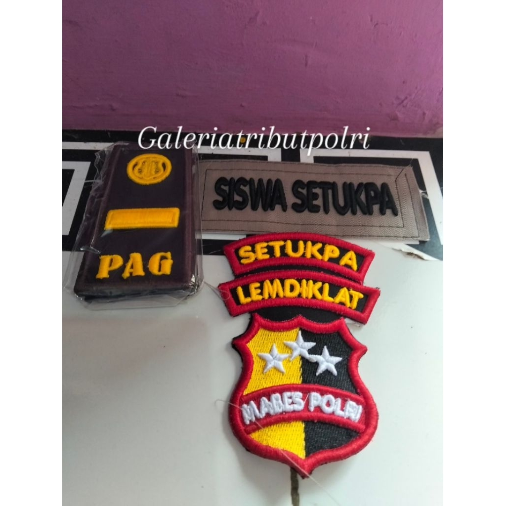 ATRIBUT SISWA PAG/ PANGKAT PAG SETUKPA POLRI