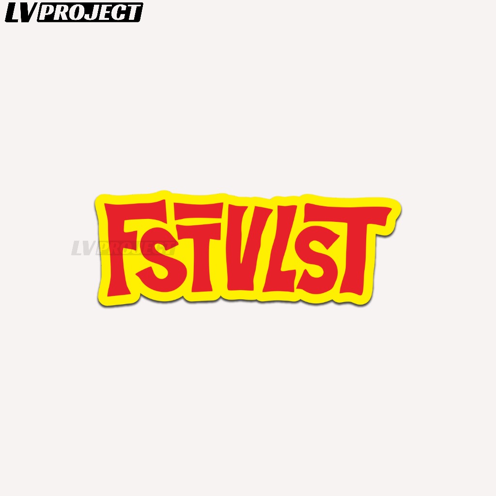 Stiker FSTVLST Satuan Waterproof Vinyl Glossy Sticker Band Laptop HP Helm Motor