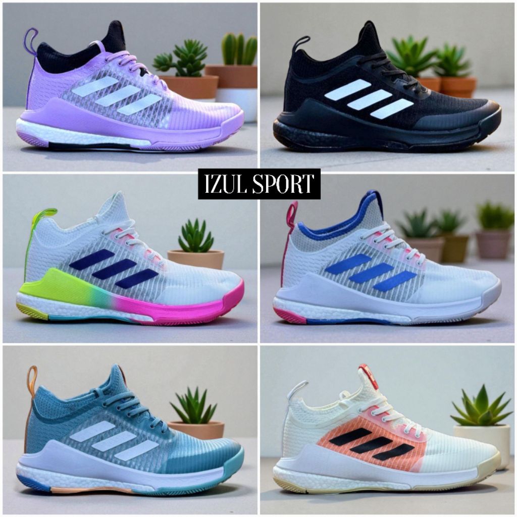 Sepatu Olahraga Wanita/ Sepatu Adidas Crazyflight / Sepatu Olahraga / Sepatu Voli Adidas / Sepatu Vo