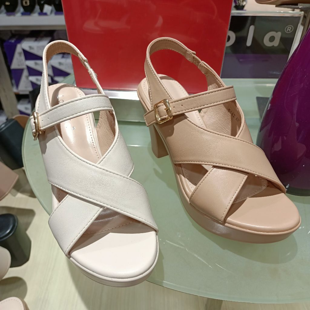 sandal wanita heels 8cm LAVIOLA original