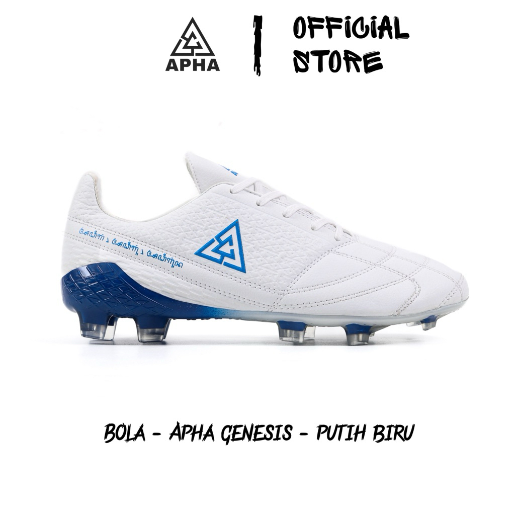 APHA - Sepatu Bola Apha Genesis FG Putih Biru