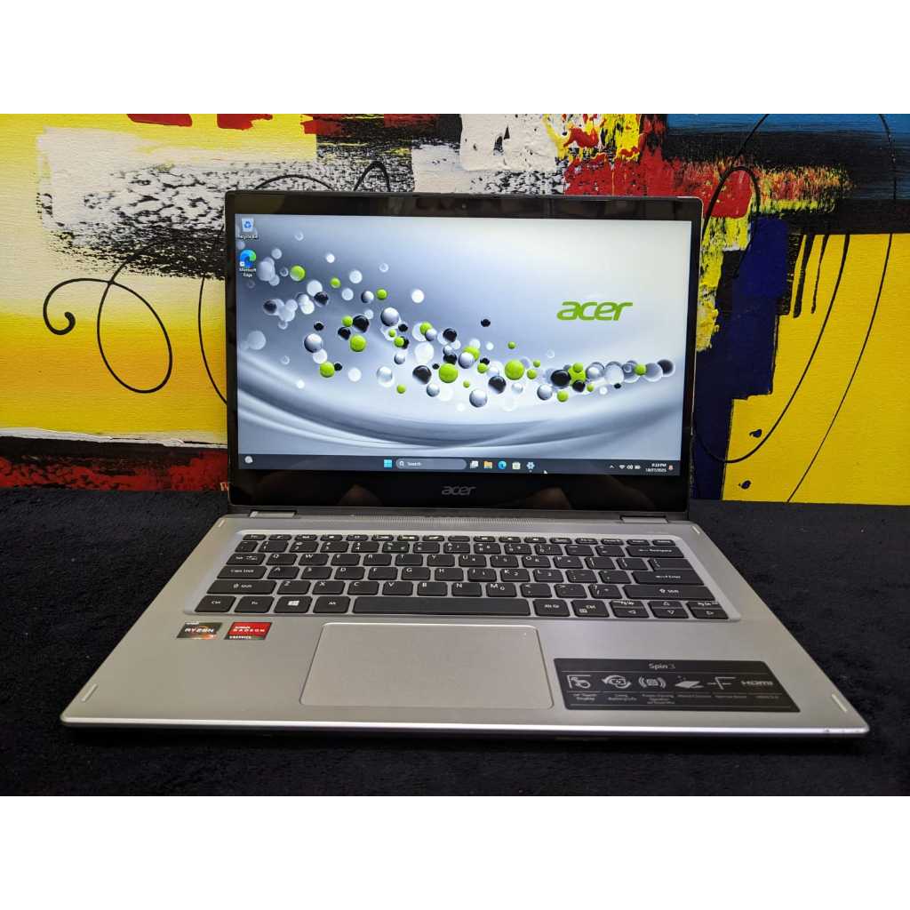 Laptop 2in1 Acer Spin SP314 Ryzen 3 3250U 4/512 Touch Mulus