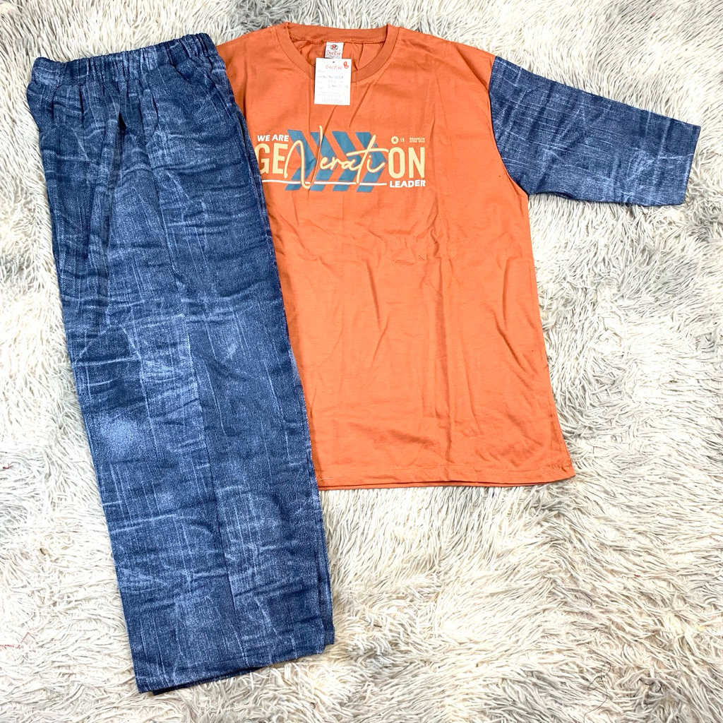 Tebobok - CP Sielie Kaos Denim | Baju Tidur | Sielie Lembut