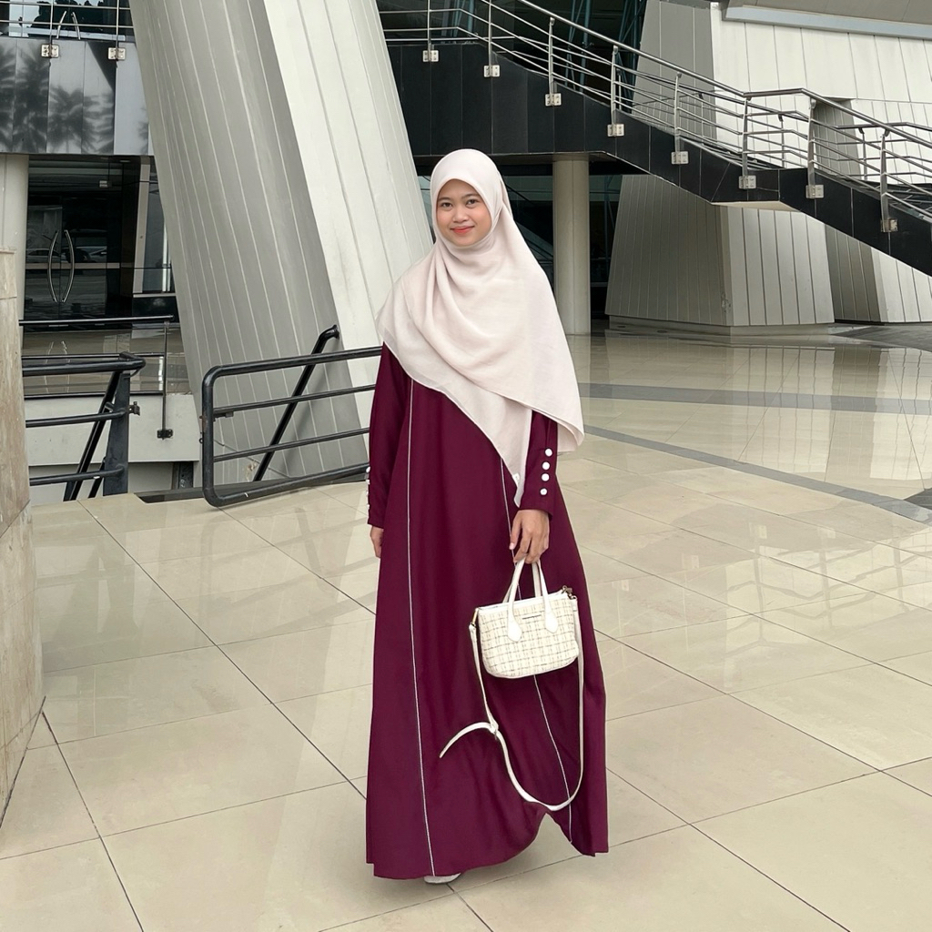 PRELOVED ARAFA ABAYA EMBUN HIJAB | GAMIS SAJA | PB 130 LD 96