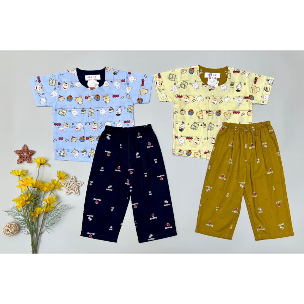 Piyama NiQTa Cutest Laundry - baju tidur piama katun
