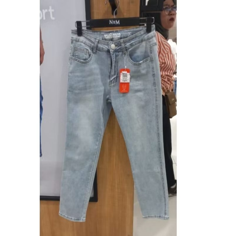 celana jeans wanita novel mice