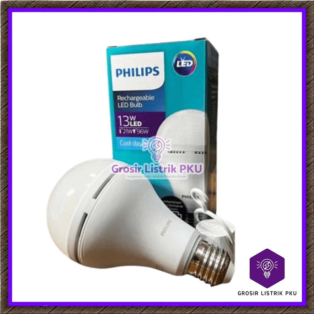 Lampu Philips AC / DC 13 Watt Emergency LED Bulb E27 AC/DC Original Philips BB 13W Emergency LED