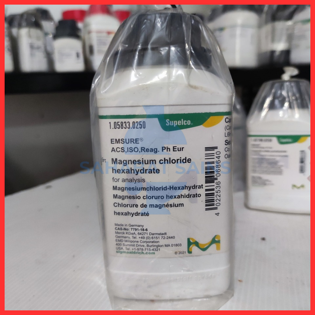 MAGNESIUM CHLORIDE HEXAHYDRATE PRO ANALIS 105833 ORIGINAL