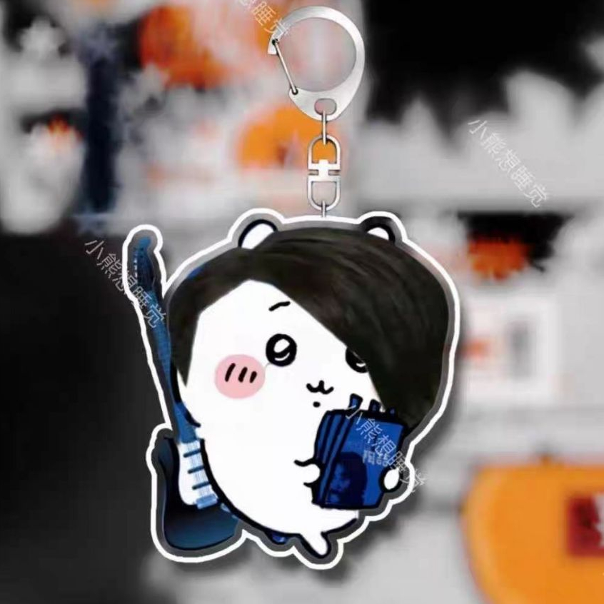 GANTUNGAN KUNCI CHIIKAWA GUITAR / CHIIKAWA ROCK KEYRING / GANTUNGAN TAS CHIIKAWA