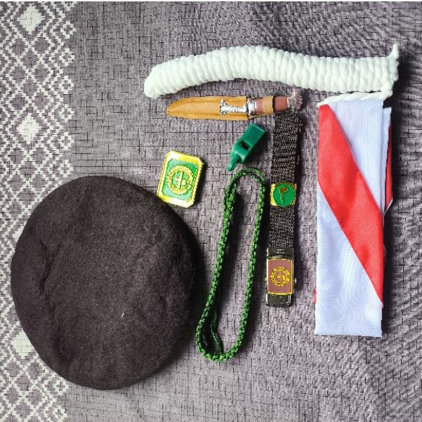 set atribut pramuka siaga lengkap paket siaga pramuka sd tali hijau sekolah dasar atribut