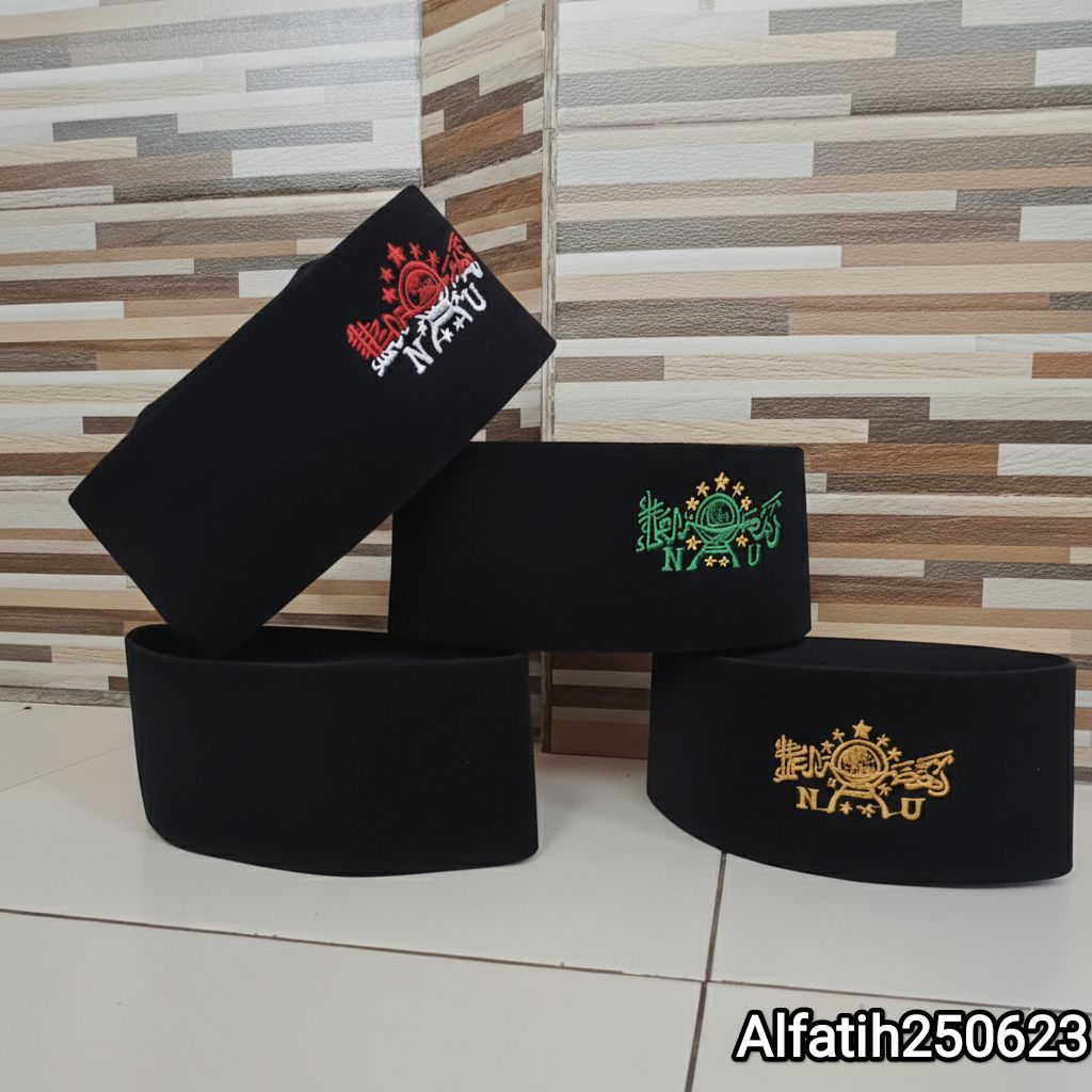 songkok Hitam peci Polos songkok NU hijau songkok NU Merah putih songkok NU gold
