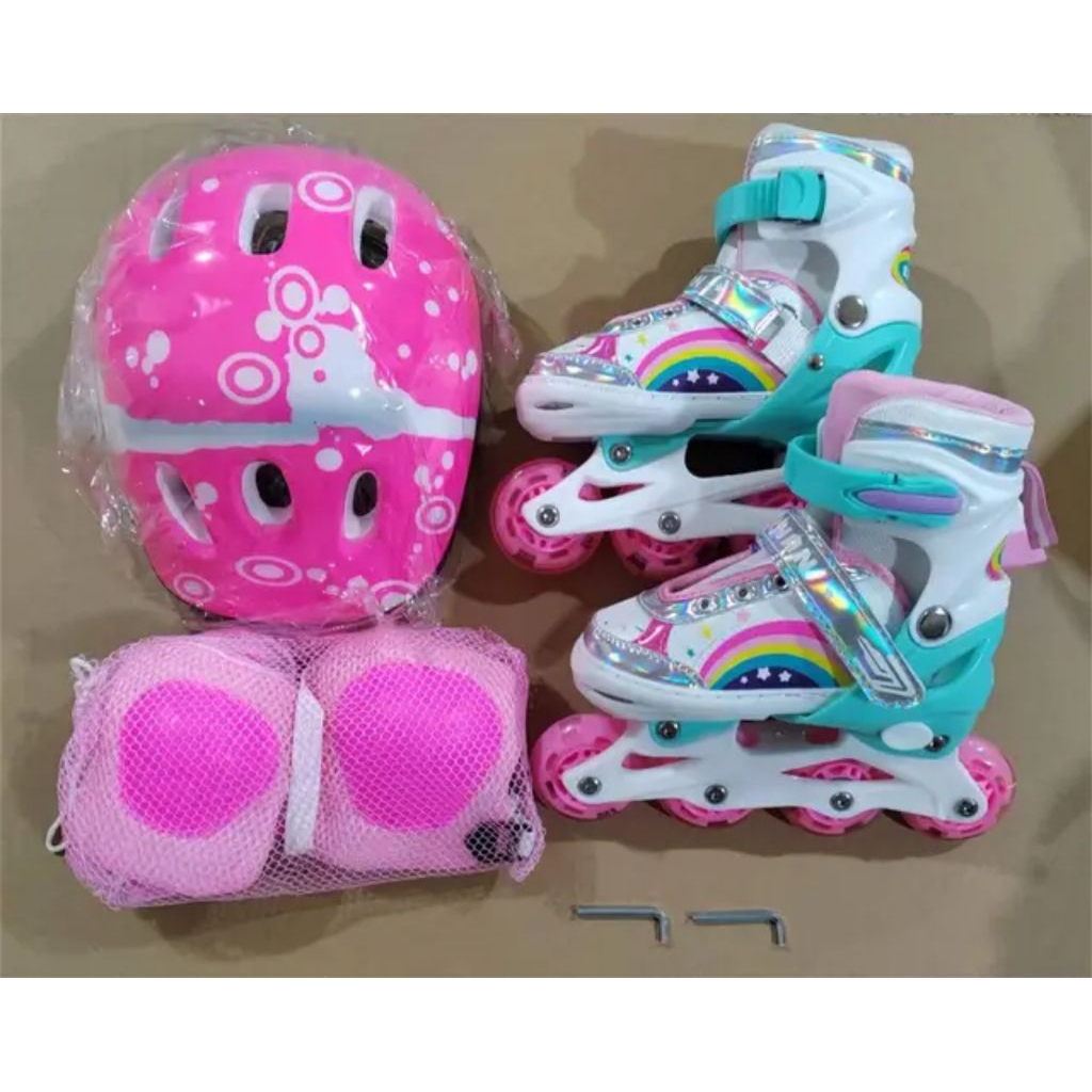 Set Sepatu Roda Anak Lengkap dengan Pelindung